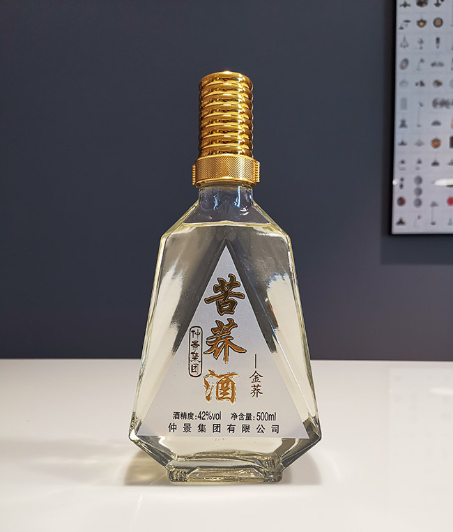 仲景集團長生譜苦蕎酒金蕎42°500ml蕎香型養生白酒.