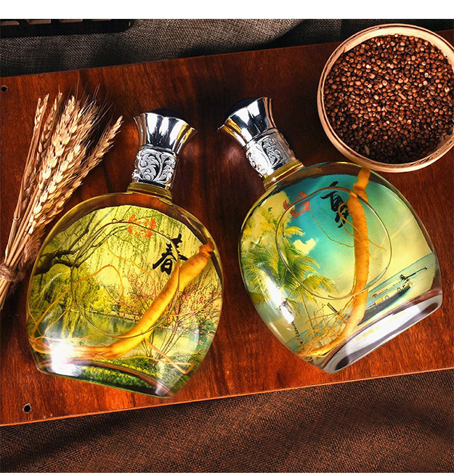 國(guó)夢(mèng)家春夏秋冬人參酒【500ml】