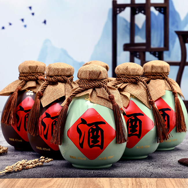 京子牛二鍋頭壇酒清香型酒招商【43度500ml】